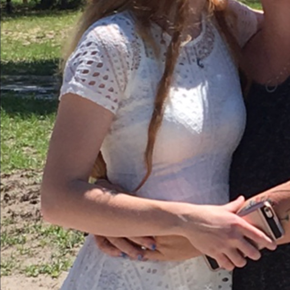White float dress
